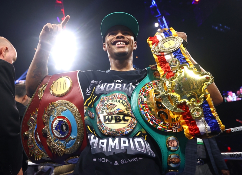 Shakur Stevenson becomes unified junior lightweight champion after dominating Oscar Valdez with masterclass