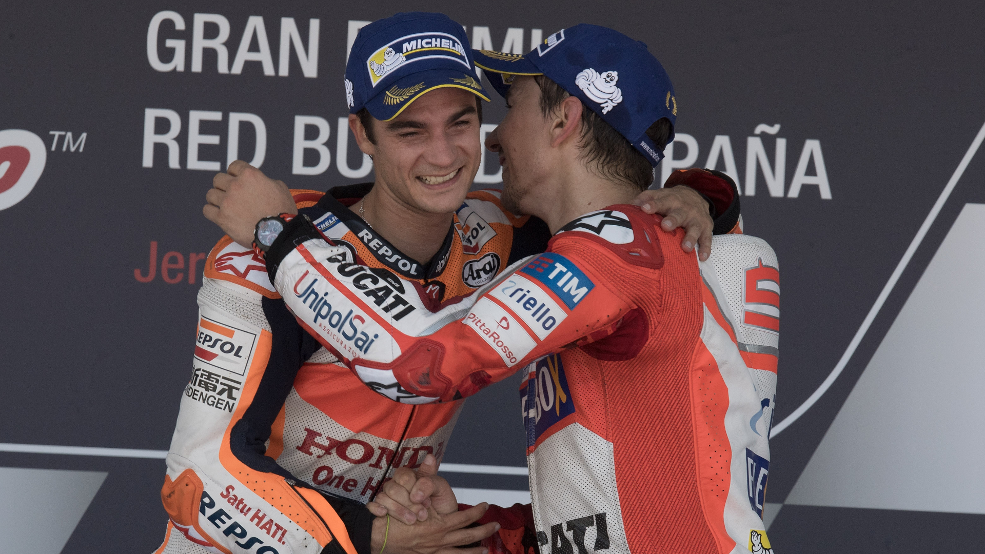 Jorge Lorenzo, Dani Pedrosa, 2017, GP España, Circuito de Jerez-Ángel Nieto