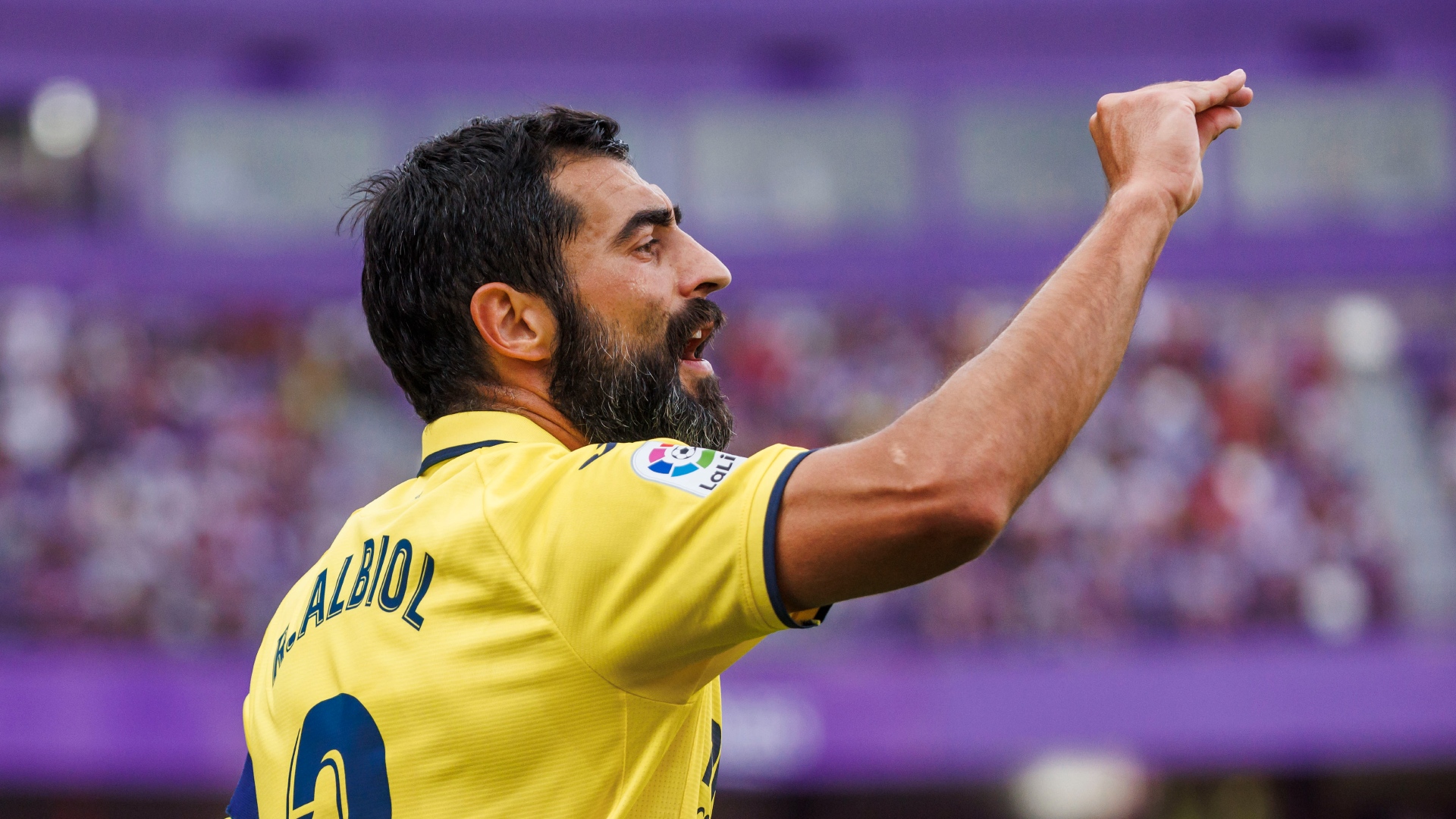 Maillot Porté Match Signé Raul Albiol – Villarreal Domicile – 8/12/24 – Joma – XL