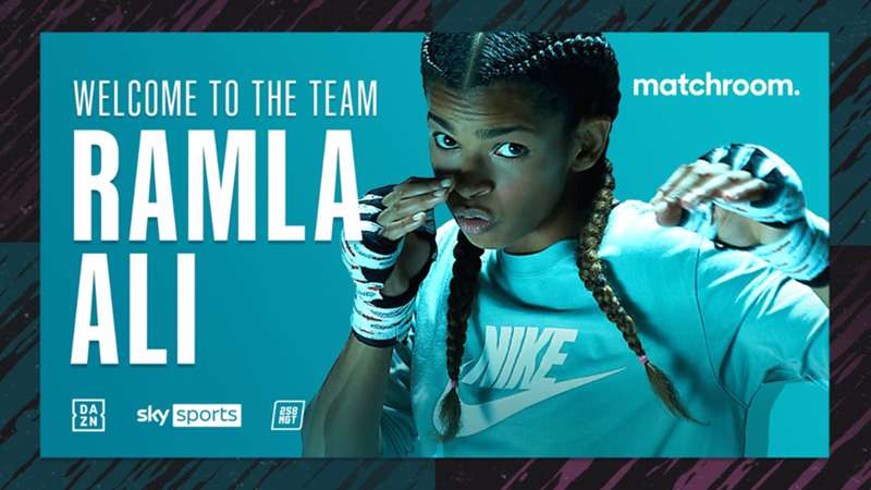 Anthony Joshua protege Ramla Ali signs with Matchroom Boxing