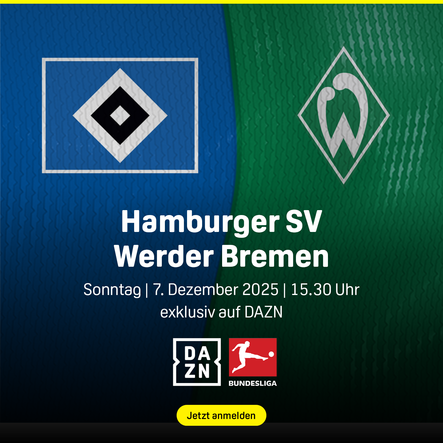 Hamburger SV HSV Werder Bremen Banner 13. Spieltag