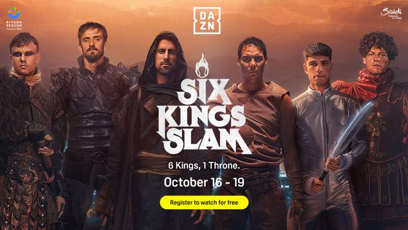 ¿Cuánto dinero ganan los participantes y el campeón del Six Kings Slam de tenis y cuál es el premio?