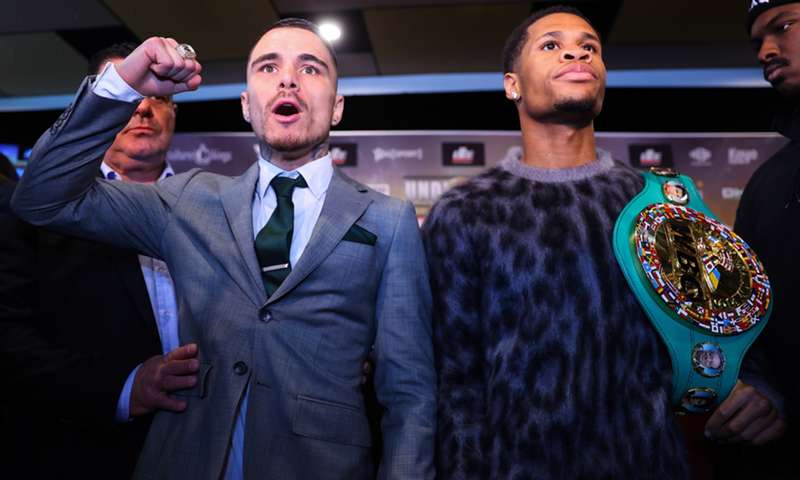 Eddie Hearn predicts one-sided rematch between Devin Haney and George Kambosos Jr