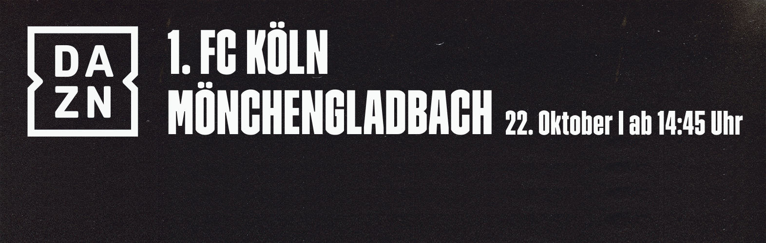 1 FC Köln Borussia Mönchengladbach Bundesliga Rheinderby Banner 22102023