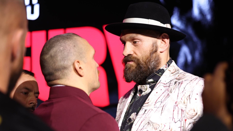 Oleksandr Usyk and Tyson Fury keep it simple at final press conference |  DAZN News CA