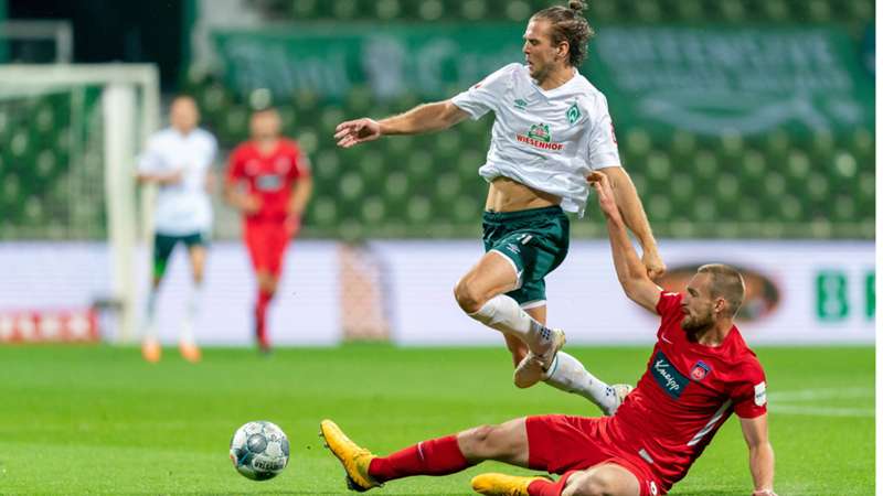 Relegation live sehen: DAZN überträgt 1. FC Heidenheim gegen Werder Bremen im Livestream