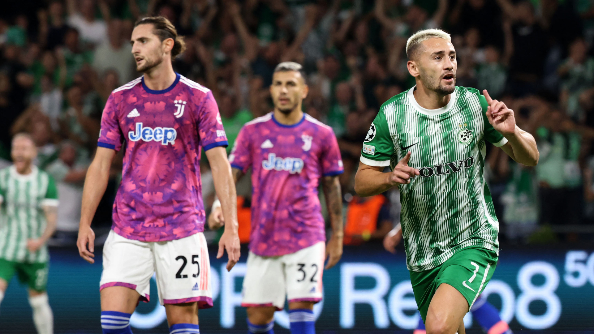 Rabiot e Paredes delusi Maccabi Haifa-Juventus Champions League 2022/23