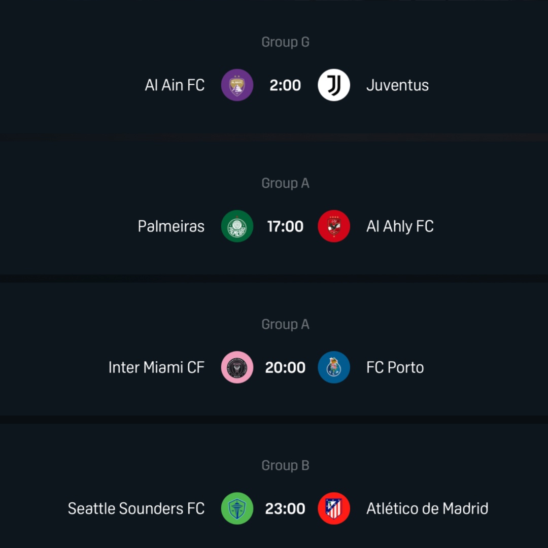 June 19 Club World Cup