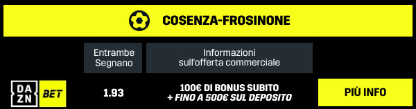 Cosenza Frosinone odds