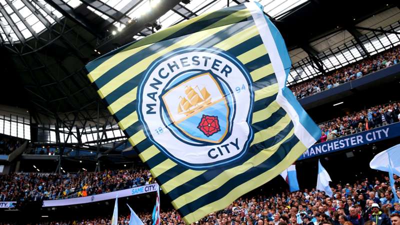 Manchester City Logo Bandera