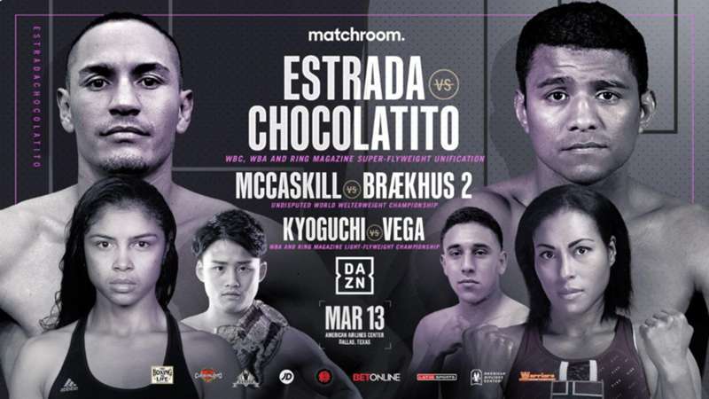 Jessica McCaskill vs. Cecelia Braekhus rematch confirmed for Juan Francisco Estrada vs Roman 'Chocolatito' Gonzalez card | DAZN News US