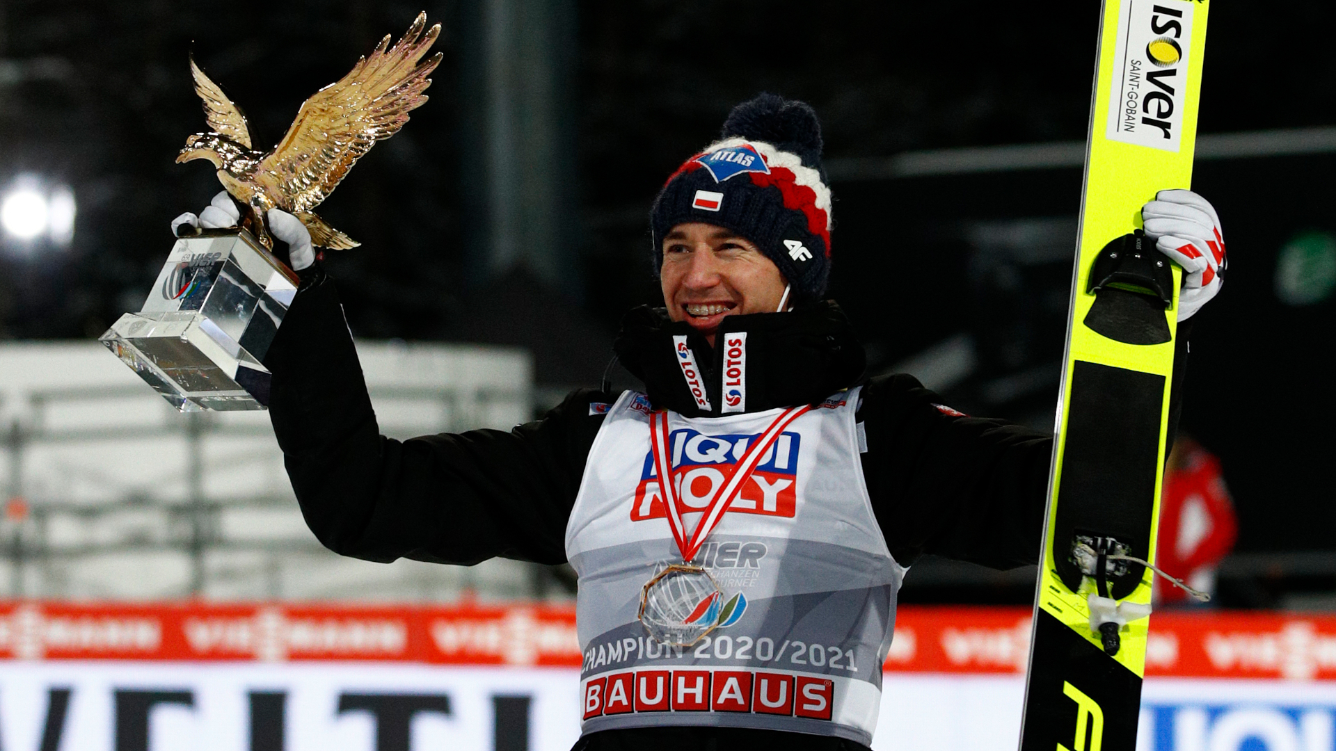Kamil Stoch Skispringen Vierschanzentournee 2021/22 Sieger Bischofshofen 06012021