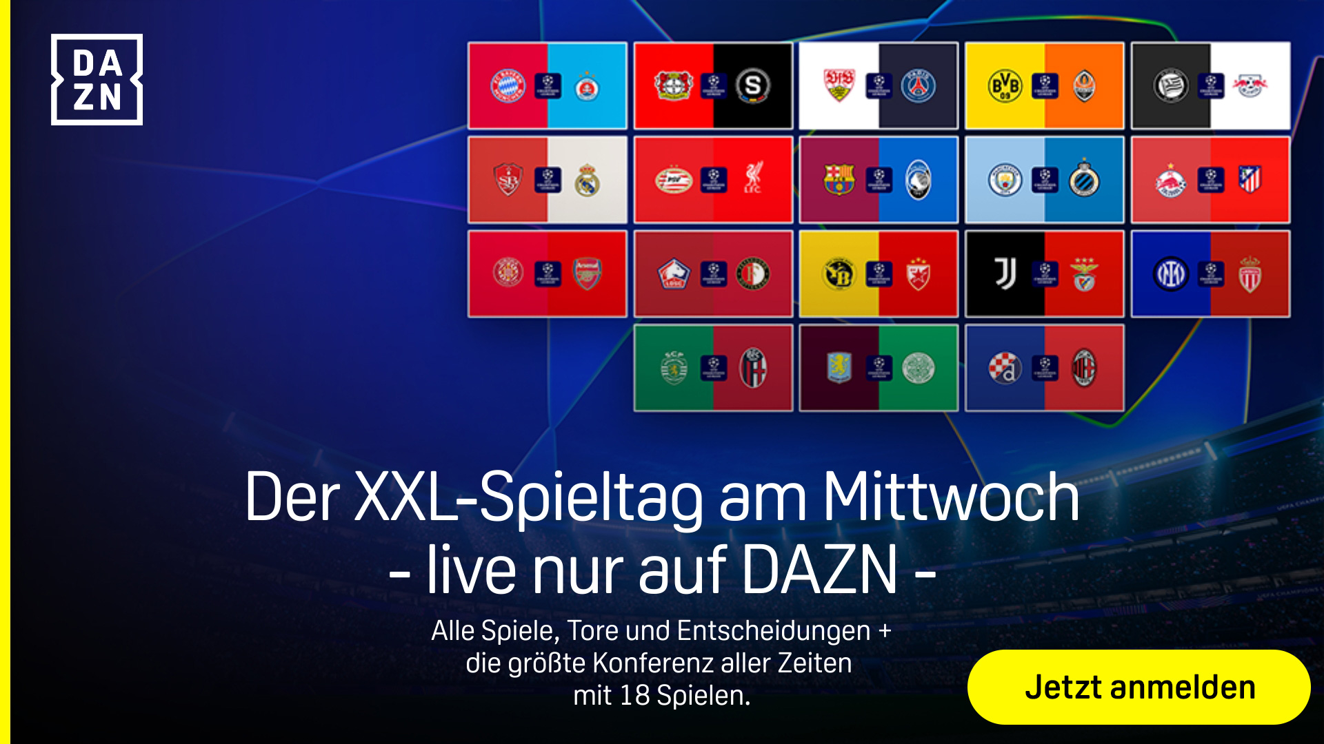 Champions League 8. Spieltag XXL Mittwoch DAZN