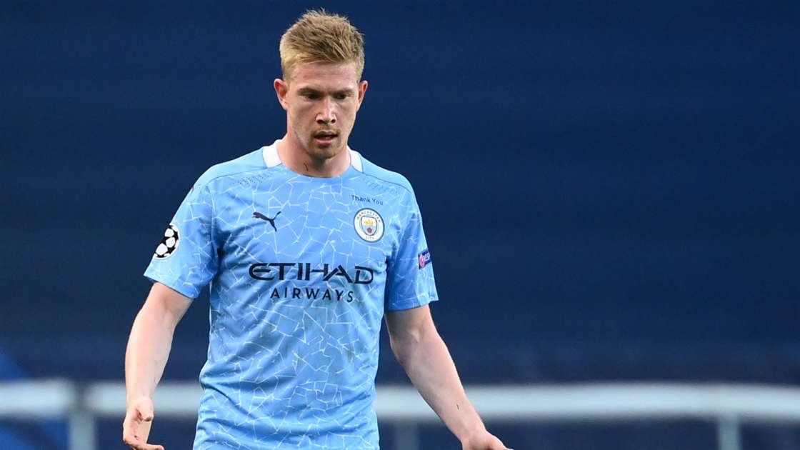 Kevin De Bruyne out for at least a month after suffering muscle injury