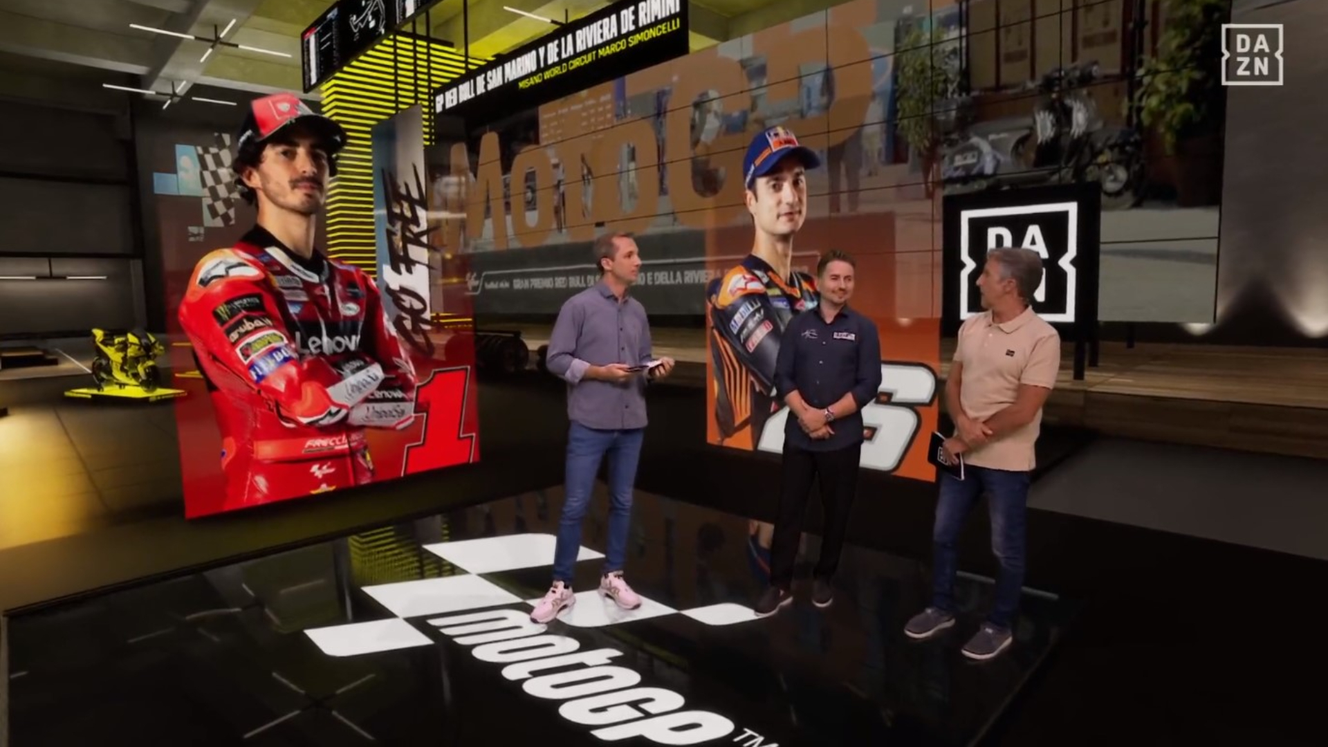 Jorge Lorenzo, Ricard Jové, DAZN, Pecco Bagnaia, Dani Pedrosa, MotoGP