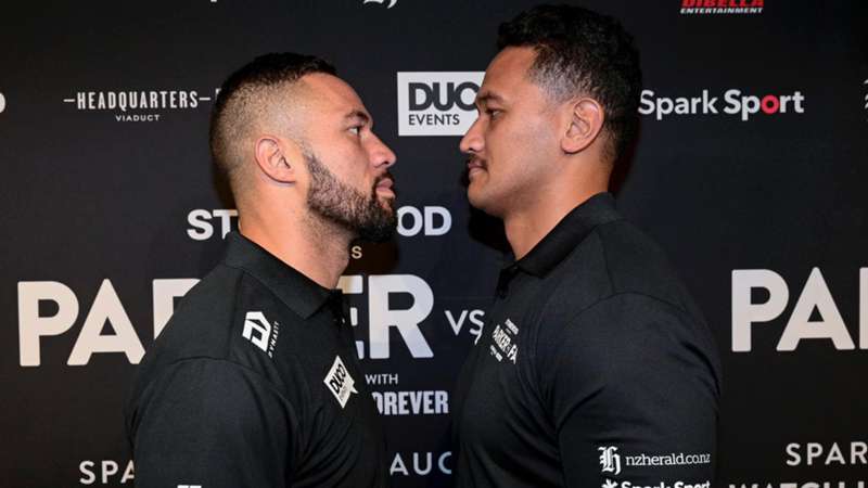 Joseph Parker vs. Junior Fa weigh-in: Parker at leanest since Anthony Joshua fight for all-New Zealand heavyweight clash