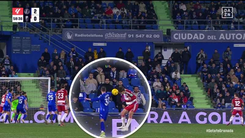 "Te recomiendo que vengas a ver una potencial mano en el área del Getafe": el audio del VAR que terminó en penalti a favor del Granada