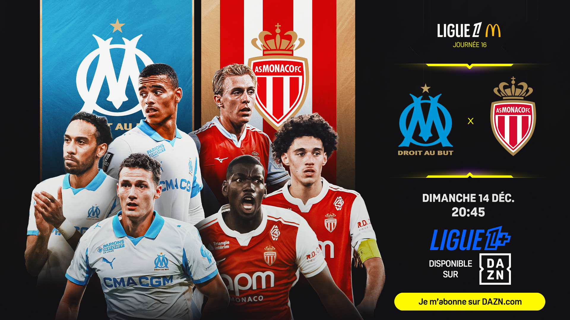 Fanion Olympique Marseille OM Vs AS Monaco - Finale Coupe De France 1989 - 10x9 Cm