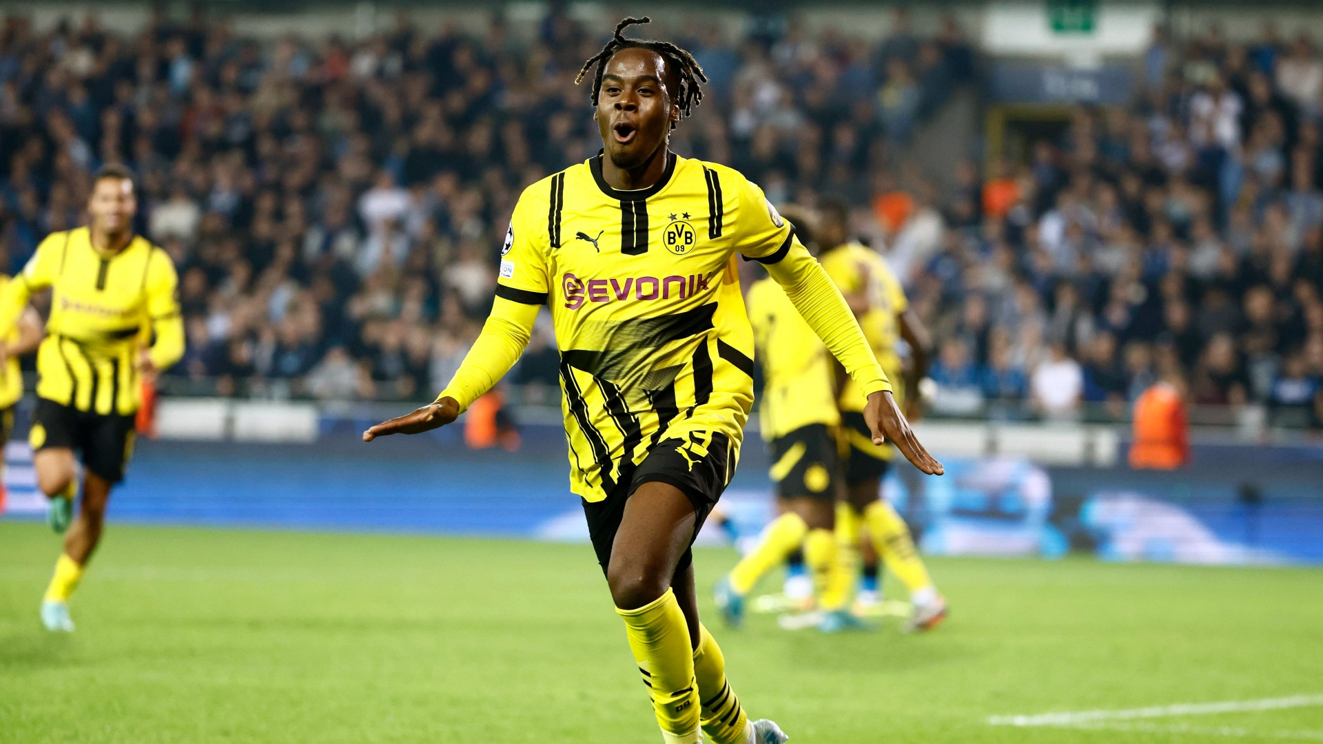 Jamie Gittens Borussia Dortmund BVB UEFA Champions League 18092024