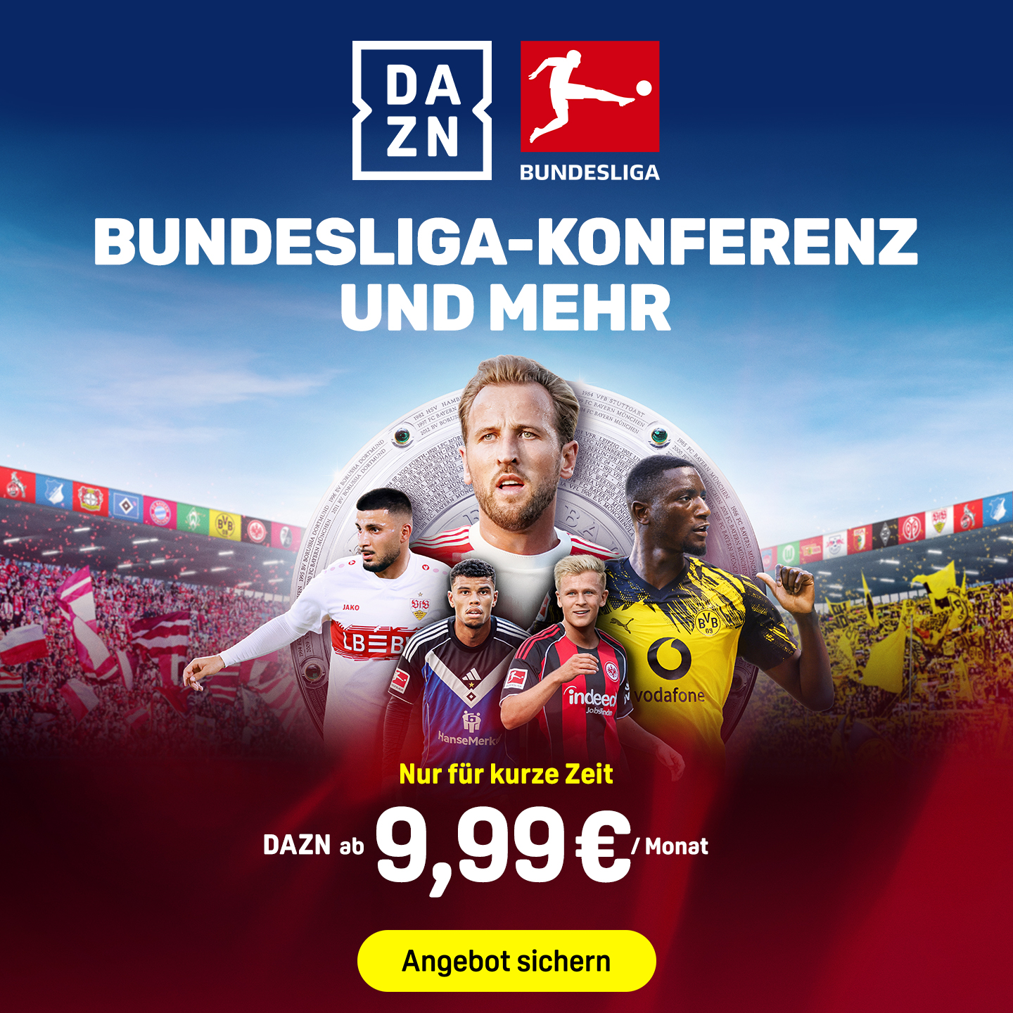 Banner Bundesliga Konferenz Angebot 9,99 Euro
