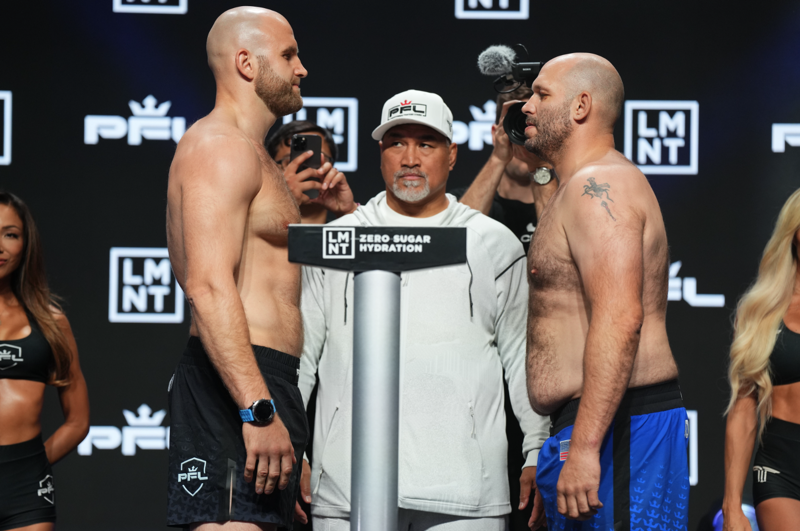 Denis Goltsov finishes Tim Johnson early, advances to the PFL Finals