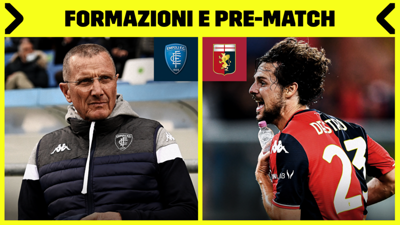 Empoli-Genoa del 5/11/2021: cosa aspettarsi, programma e formazioni