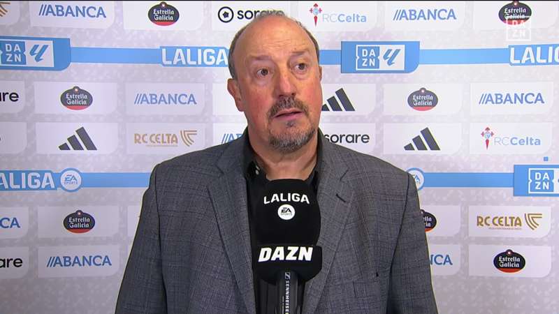 Rafa Benítez y su dardo tras el penalti anulado al Celta de Vigo: "Hay que traer un físico al VAR para que mida la fuerza"