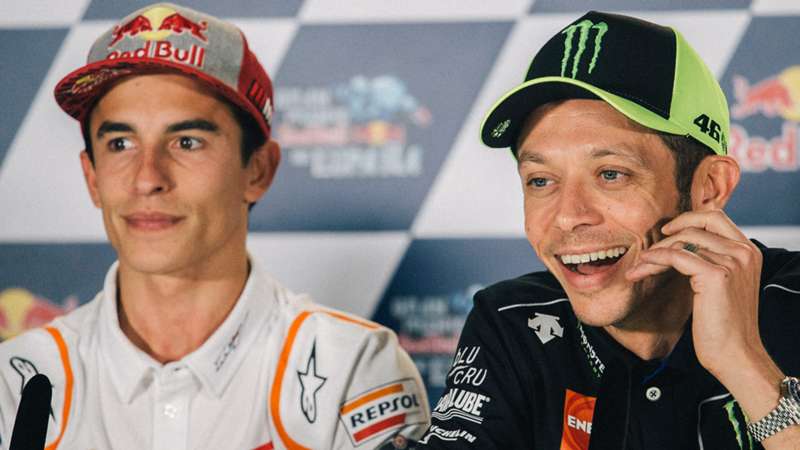 Marc Márquez le manda un recado a Valentino Rossi: "Tengo cosas mucho más importantes en mi cabeza, no me interesan ni me afectan estas guerras"