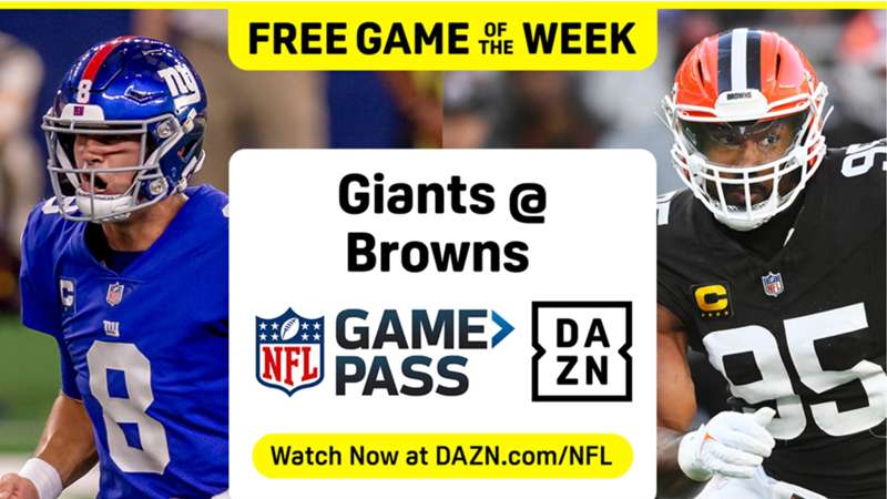 How to watch NFL game New York Giants vs. Cleveland Browns for FREE on DAZN