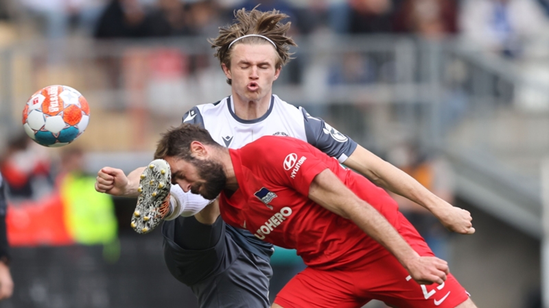 Hertha hält Bielefeld auf Distanz: Klassenerhalt fast sicher