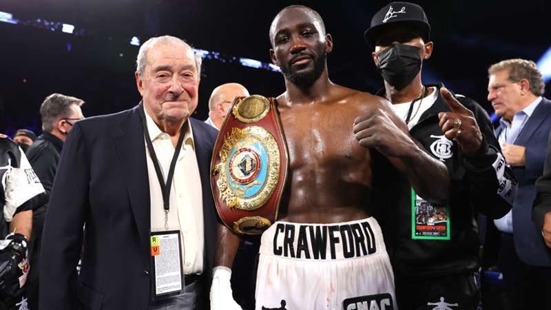 How far did Terence Crawford rise on DAZN's men's pound-for-pound rankings top 10 list after retiring Shawn Porter?