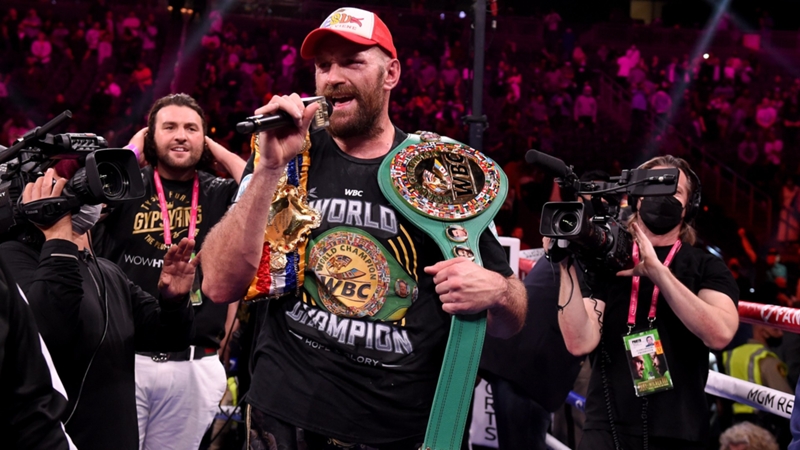 Tyson Fury contempla a cuatro posibles rivales para su regreso, pero no Dillian Whyte