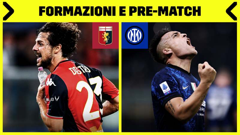 Diretta Genoa-Inter: probabili formazioni e dove vederla in tv e live streaming