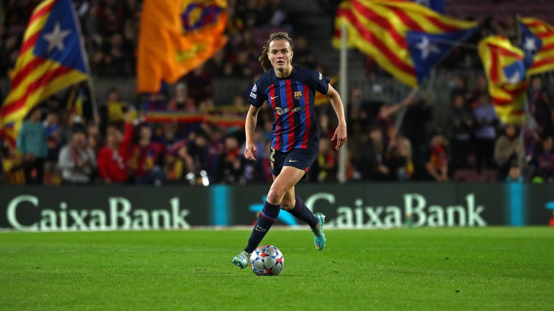 FC Barcelona Frauen Paredes UEFA Women's Champions League 22122023