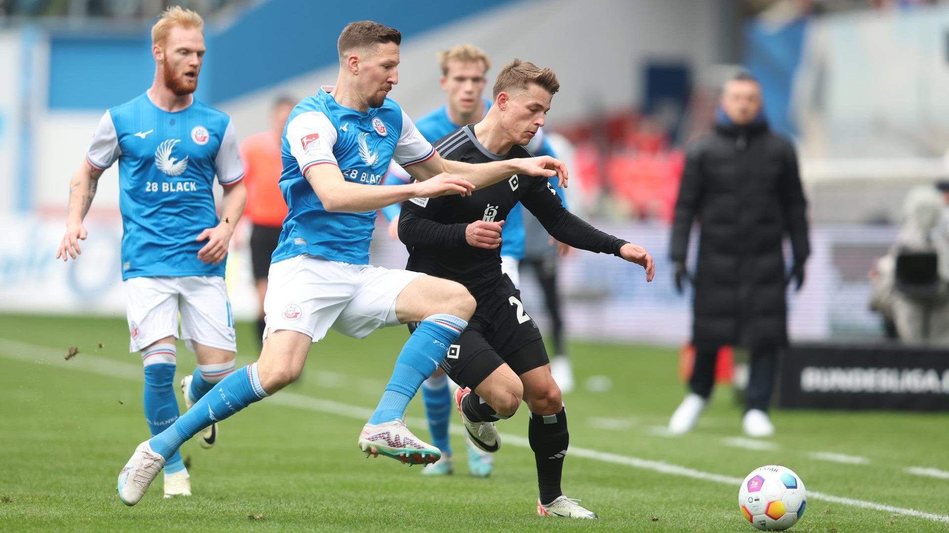 Hansa Rostock HSV 2. Liga Janik Bachmann 17022024