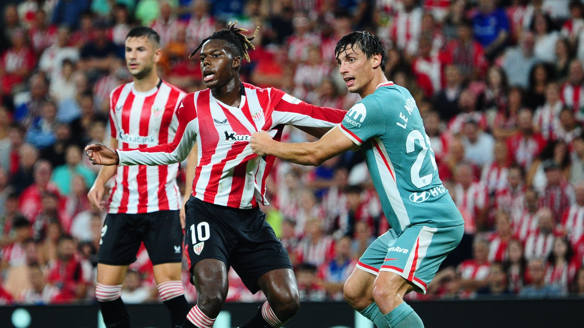 Nico Williams, Robin Le Normand, Athletic vs Atlético de Madrid, LALIGA