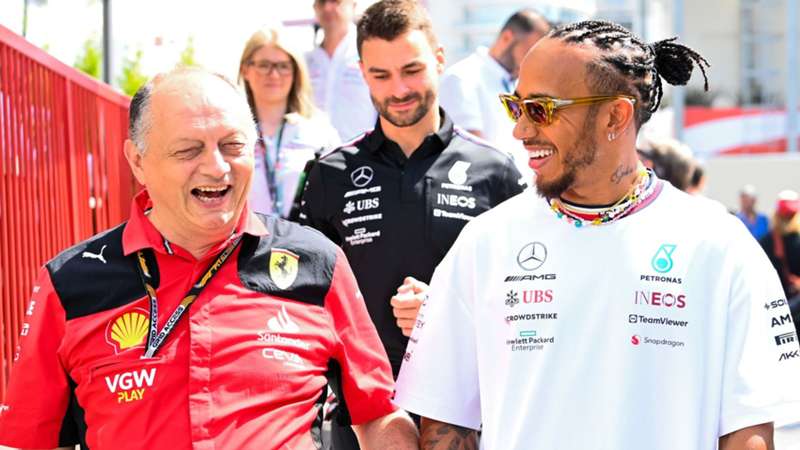 Lewis Hamilton confiesa que Vasseur fue clave en su fichaje por Ferrari: "Las estrellas se alinearon, no habría sucedido sin él