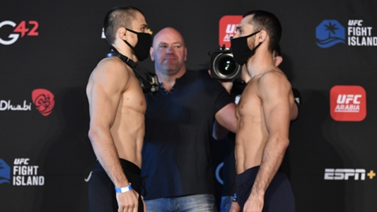 Khabib Nurmagomedov S Cousin Umar Wins Ufc Debut In True Family Fashion On Fight Island Dazn News Uk