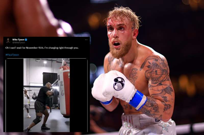 Jake Paul left speechless by Mike Tyson sparring video