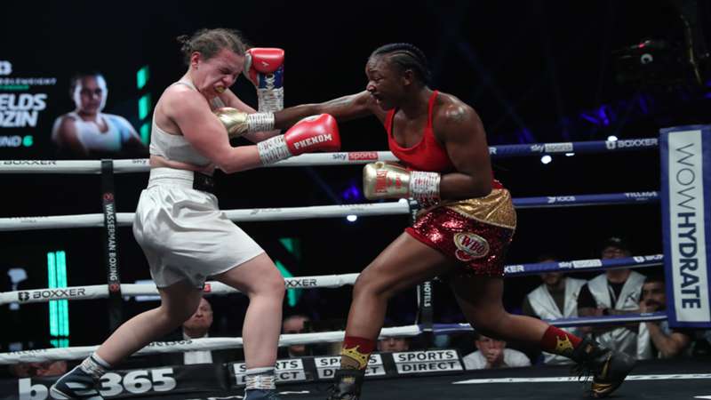 Claressa Shields cruises over Ema Kozin, gets into heated confrontation with Savannah Marshall