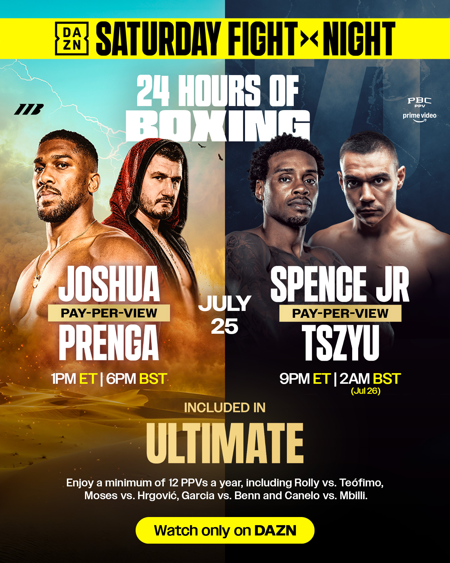 AJ & Spence 24 hours boxing
