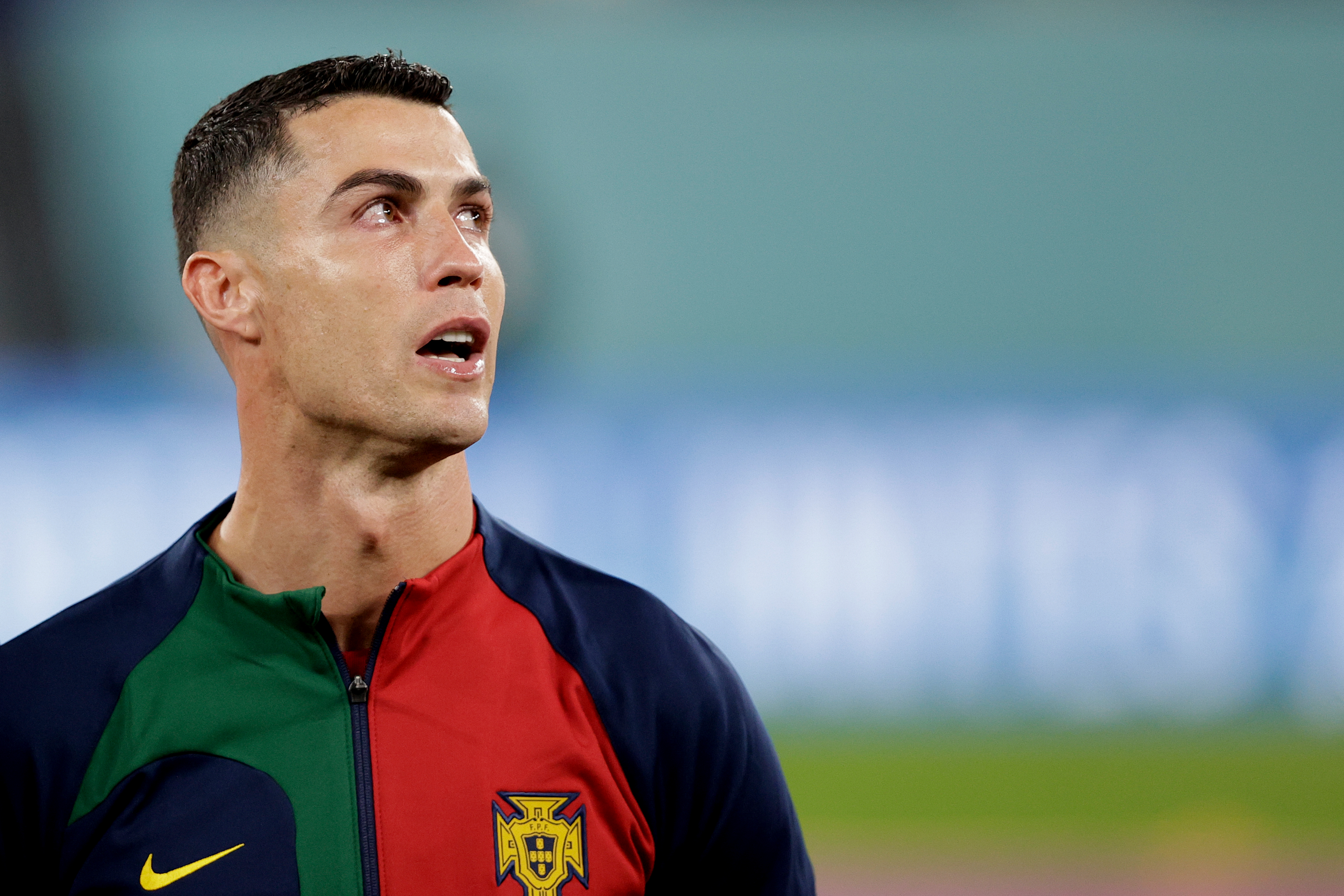 Cristiano Ronaldo Portogallo lacrime Ghana