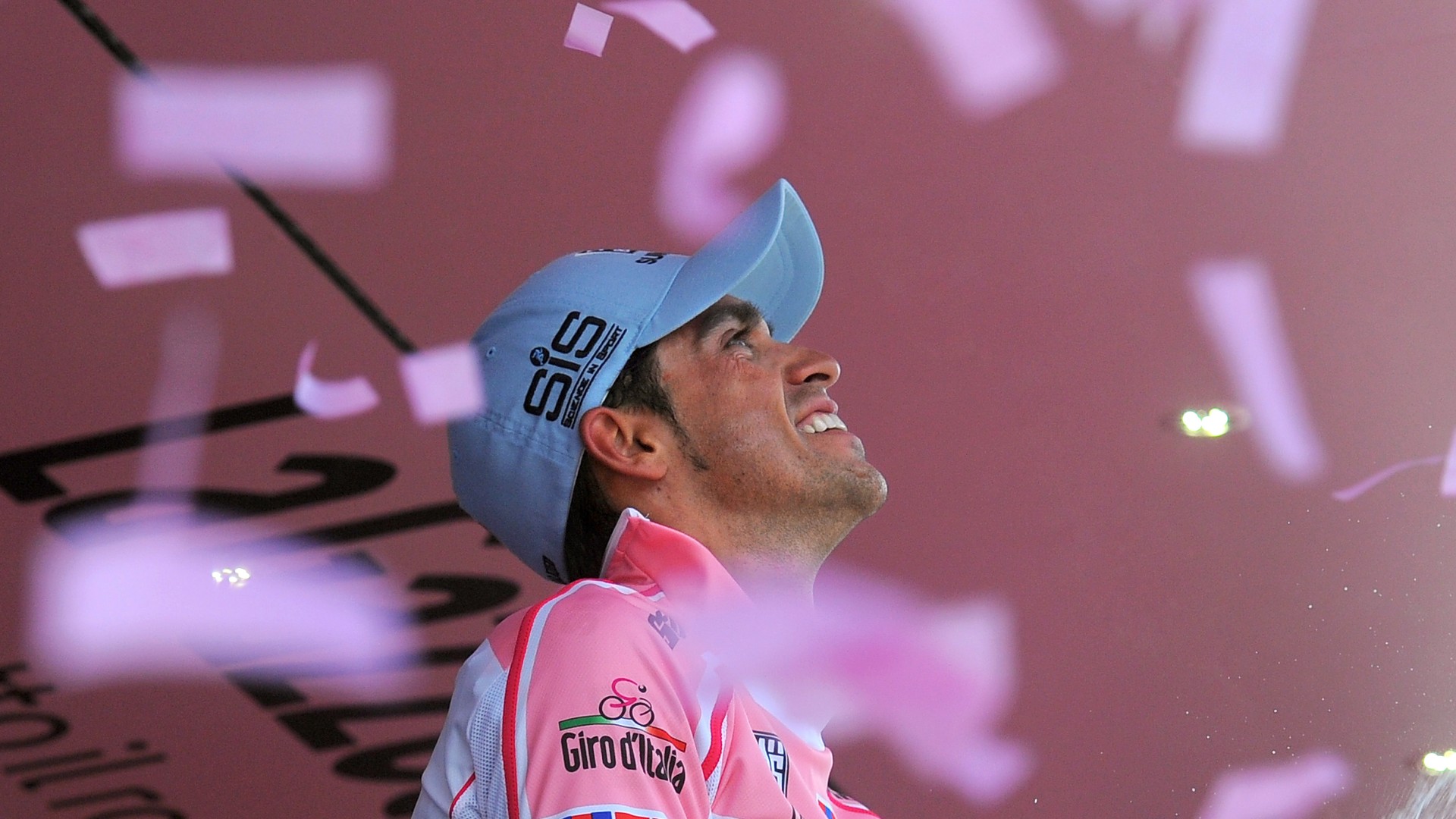 Alberto Contador al Giro d'Italia 2008 sul Monte Etna