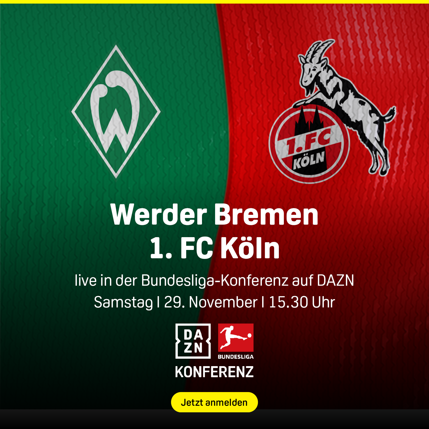 Werder Bremen 1. FC Köln Bundesliga