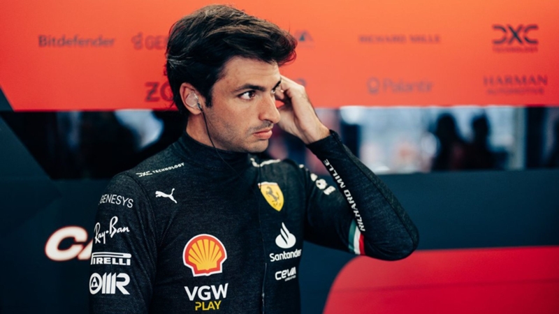 Carlos Sainz y el sorprendente problema al que tuvo que enfrentarse con su Ferrari en Brasil: "Hemos ido medio segundo o un segundo por vuelta más lento"