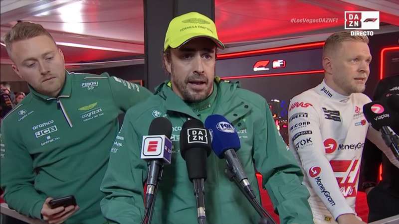 Fernando Alonso, tras la clasificación del GP de Las Vegas 2023: "En la Q3 vuelves a la realidad de cada coche"