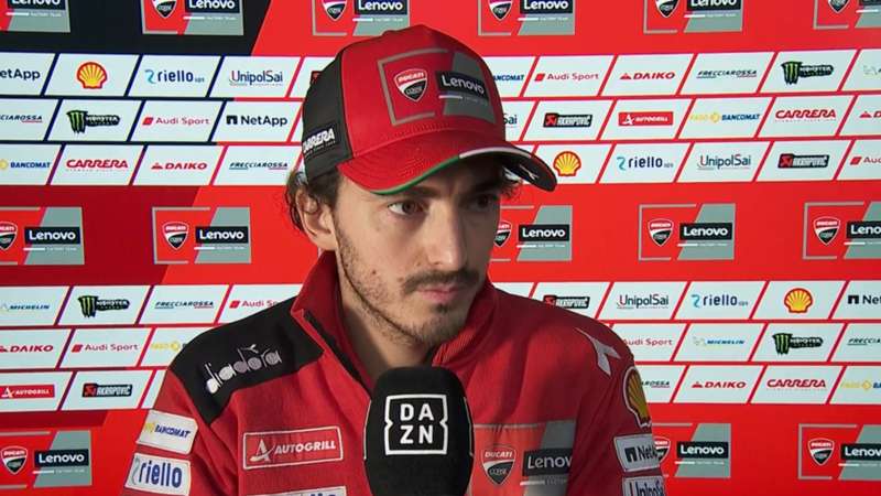 Pecco Bagnaia, sobre los movimientos al límite en MotoGP: "Quieren adelantar a seis pilotos en una vuelta"