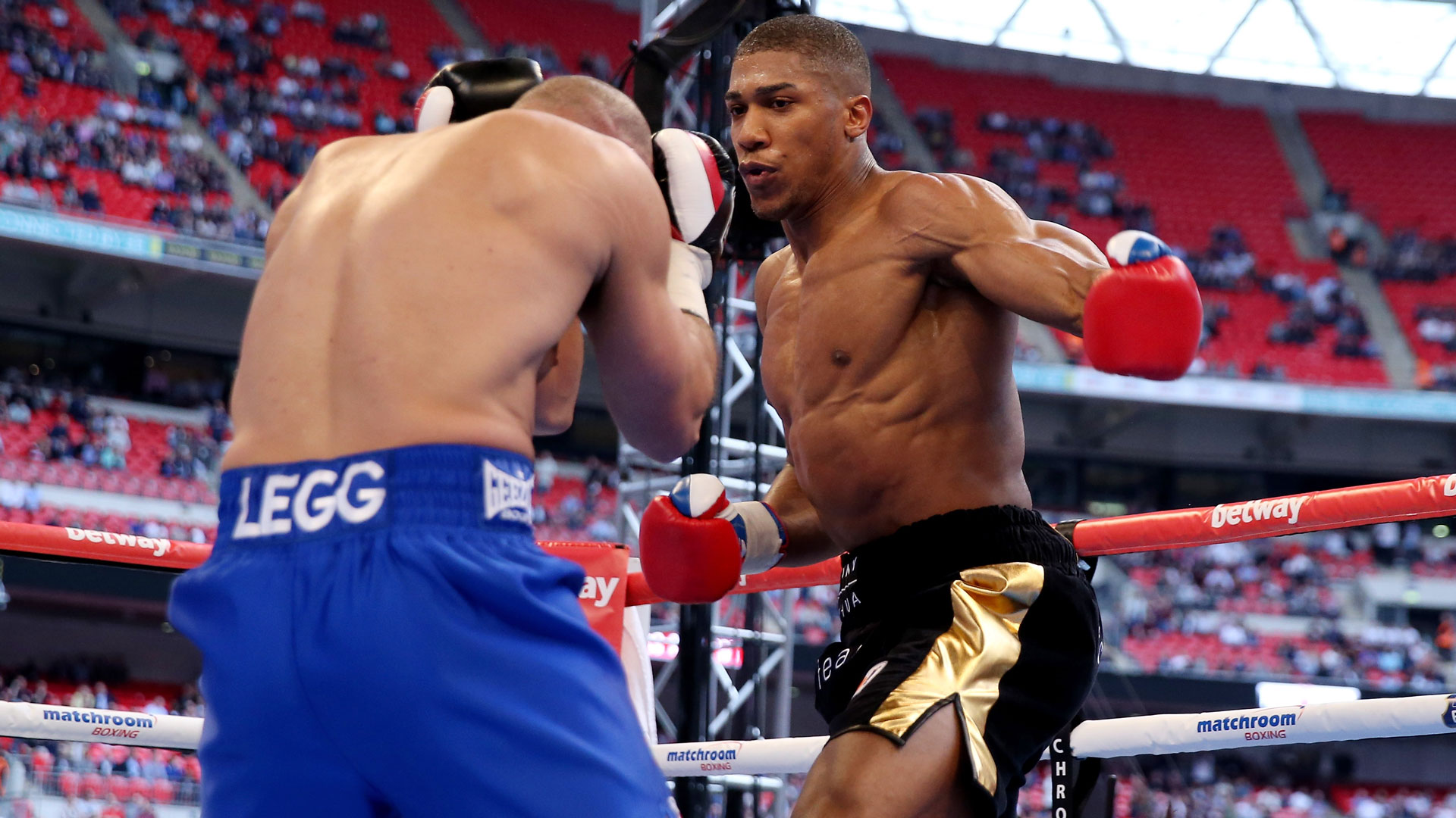 Anthony Joshua Wembley Stadium London  31052014