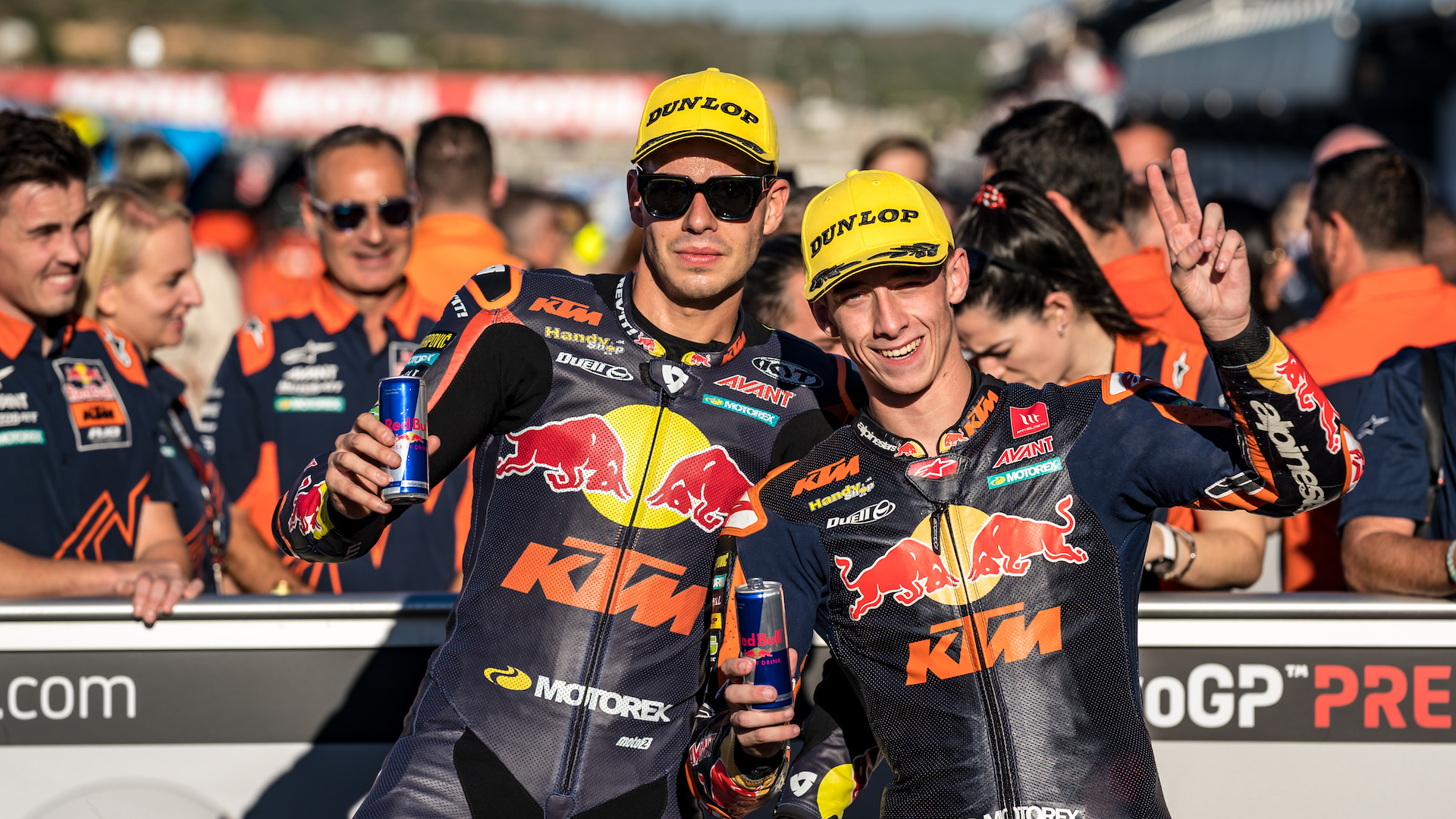 Augusto Fernández, Pedro Acosta, GP Valencia, Moto2