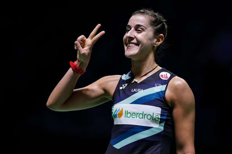 ¿Cuántos títulos y medallas olímpicas tiene Carolina Marín en bádminton?